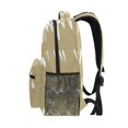 thumbnail image 4 of Abstract Rain Scene Stylish Large Backpack 15L Self-Standing Durable Twill for School, Office and Travel Use, 4 of 9