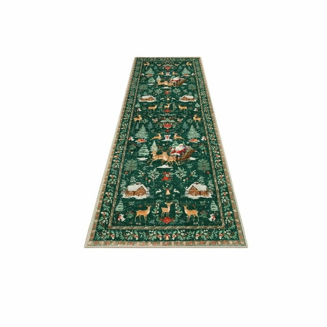 Christmas Runner Rug Rug Runners For Hallways Non Washable Kitchen Bathroom Runner Rug