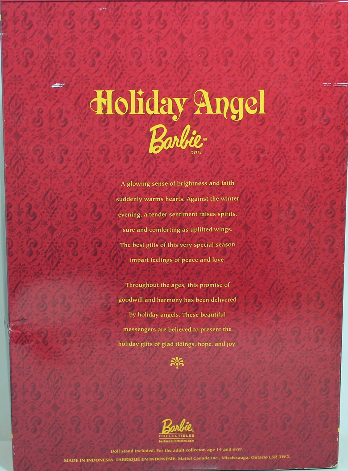 Holiday Angel Barbie Doll 2nd in the Series Collector Edition 2000 Mattel 29769