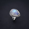 thumbnail image 2 of StarGems&reg; Natural Moonstone Handmade 925 Sterling Silver Ring 5.75 F2565, 2 of 7