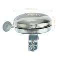 thumbnail image 2 of FOMIYES Durable Silver Iron Bike Bell Ring for Easy Installation Loud Clear Sound Ideal for Cruiser Bikes 52mm, 2 of 8
