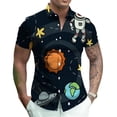 thumbnail image 3 of 2024 verano nuevas camisas para hombre, camisetas vintage con flores y alces, camisas de manga corta con estampado 3D a la moda, camisas florales de calle, ropa para mujer, 3 of 5