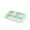 D, variant on Divided Serving Tray,RectangularCompartment Snack Plate Portion Control Dish for Dining Table Picnic Camping