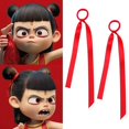 thumbnail image 4 of New Nezha Head Rope Red Ribbon Hair Rope Same Style Headdress Competition Event Hair Accessories, 4 of 7