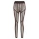 thumbnail image 1 of Joskaa, pantalones largos de cintura alta negros transparentes sexys, pantalones de chándal informales para mujer, pantalones elásticos de tubo, mallas de malla, otoño 2021 Tan Jianjun unisex, 1 of 2