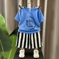 thumbnail image 2 of Kogui Toddler Golf Outfit Baby Toddler Boy's Short Sleeve Tshirt and Short Set 6 12 Months (Blue,6-12 Months), 2 of 3