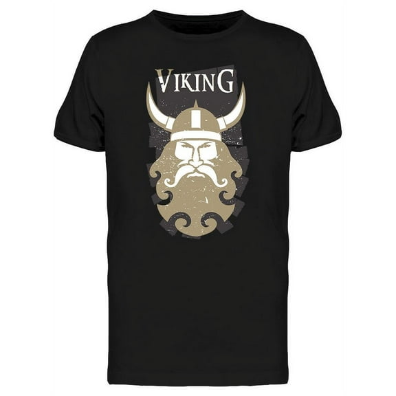 Viking Bearded Man T-Shirt Men -Image by Shutterstock, Male x-Large