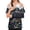Navy, variant on Womens Post Shoulder Surgery Shirts Tear Away Side Snap Floral Print T Shirts Short Sleeve Comfy Clothing,Gray (XXL)