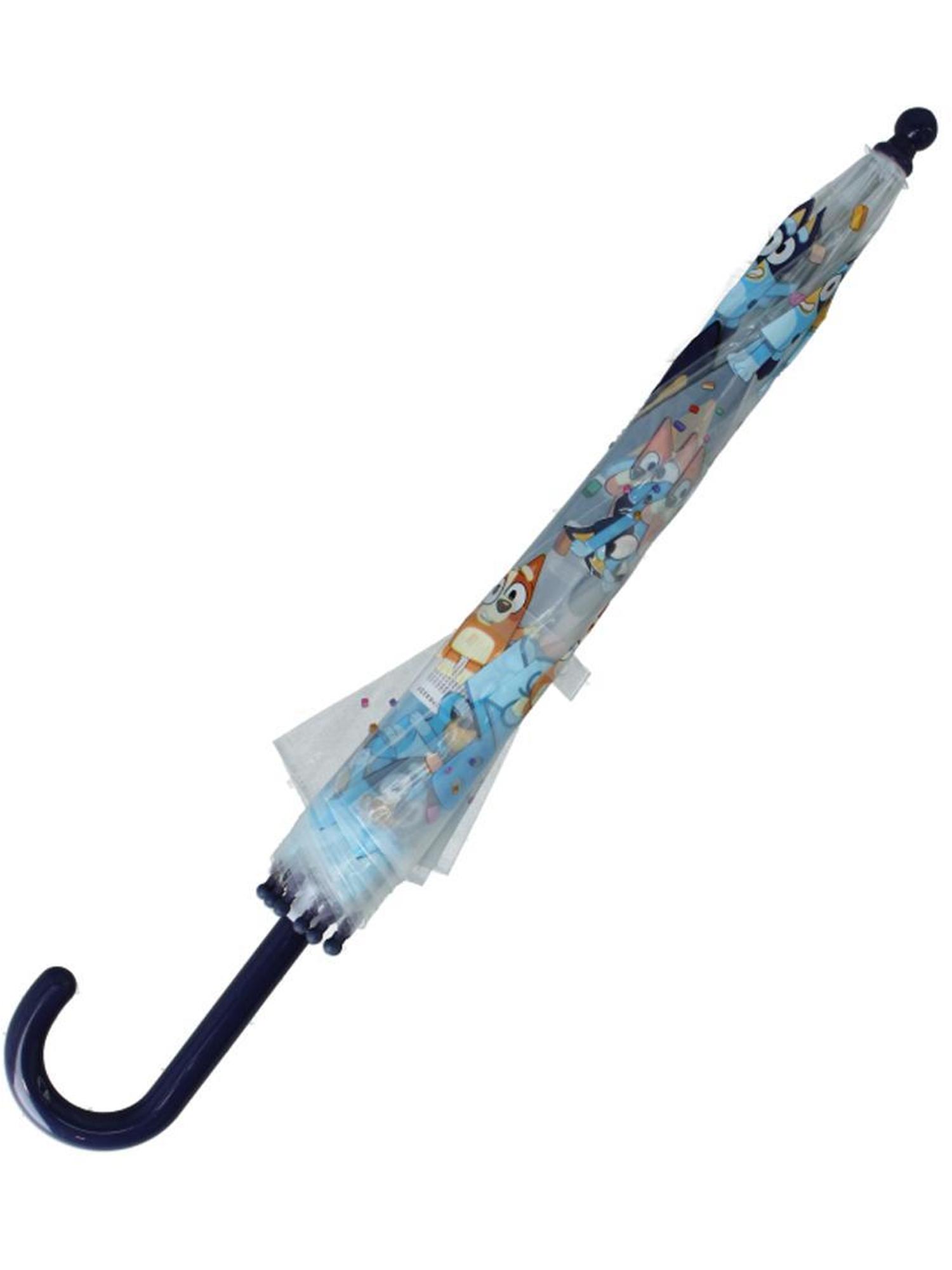 Textiel Trade Kids' Bluey & Bingo Rainy Days Stick Umbrella