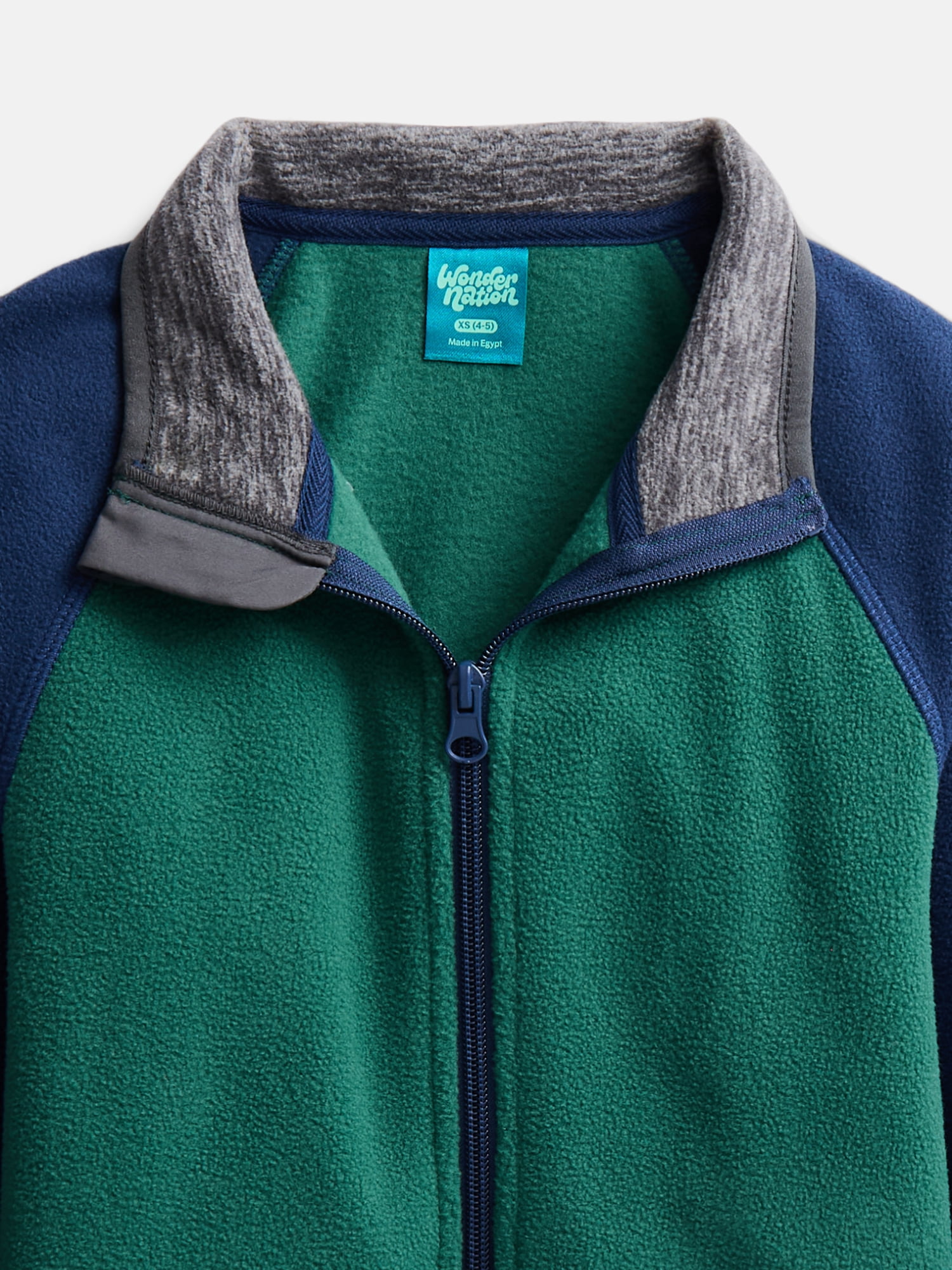 Wonder Nation Boys Microfleece Full Zip Jacket, Sizes 4-18 & Husky