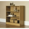 Orion Wide 3-Shelf Standard Bookcase, Multiple Finishes