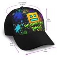 thumbnail image 2 of Geometry Dash Baseball Cap Low Profile Adjustable Golf Dad Hat Trucker Hats for Men Women, 2 of 5