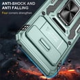 thumbnail image 2 of for Google Pixel 7A Case with Tempered Glass Screen Protector & Slide Camera Cover & Kickstand, [Not for Pixel 7/7 Pro Phone], Google 7A Case [Military Grade] Case for Pixel 7A (Blue), 2 of 16