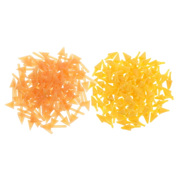 FRCOLOR 200pcs Mini Chick Beak Diy Duck Beak Animal Bird Chick Toy Mouth Accessories Beak Accessories Diy Bird Beak Inserts Craft Toys