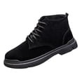 thumbnail image 2 of AUDeals Men's Chukka Boots, Warm Suede Lace Up Ankle Shoes with Durable Comfort, Classic Outdoor and Work Style, 2 of 7