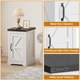 thumbnail image 4 of QinaQin Two-Seater Square Dining Table and Chair Set Is a Three-Piece Farmhouse-Style Compact Kitchen Table with Two Wooden Chairs and a Metal Frame for Small Spaces, Kitchens, and Dining Rooms, 4 of 7