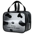 thumbnail image 3 of YAOMOBB Travel Makeup Bag Translucent Beauty Handbag Wet And Dry Separation Large Capacity Travel Toiletry Storage Organizer for Outdoor Use, 3 of 7