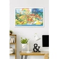 thumbnail image 2 of Rainbow Brite - Rainbow Land Wall Poster, 22.375" x 34" Framed, 2 of 5