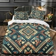 thumbnail image 3 of Bedspreads Bohemian Bedding Set Soft High Ranking Duvet Cover Quilt Cover Set Home Textiles,Full (80"x90"), 3 of 6