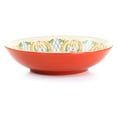 thumbnail image 2 of Laurie Gates California Designs Tierra 10.5In Stoneware Pasta Bowl in Red, 2 of 5