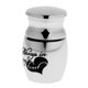 thumbnail image 1 of Urna de cremación conmemorativa de acero inoxidable, contenedor de cenizas, colgante de joyería Letras, 1 of 9