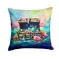 thumbnail image 4 of Dolphin Throw Pillow 14 in x 14 in, 4 of 17