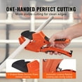 thumbnail image 4 of PVC Pipe Cutter 0 to 2.5 Inch Ratcheting Heavy Duty Tube Cutting Tool with Spare SK5 Blade for PVC CPVC PP-R PEX PE Rubber Hoses, 4 of 6