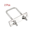thumbnail image 2 of Unique Bargains Square U-Bolts M6 40mm Inner Width 304 Stainless Steel with Nuts Frame Straps 2Pcs, 2 of 4