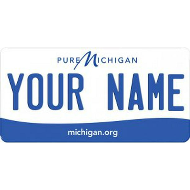 pure michigan blank photo license plate free personalization on this