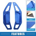 thumbnail image 4 of Extensión de palanca de cambios del volante para Toyota Reiz 2010-2013 aleación de aluminio azul (juego de 2), 4 of 8