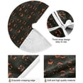 thumbnail image 2 of FMSHPON Halloween Cobweb Pattern Xmas Christmas Tree Skirt Stand Mat for Holiday Party Decoration Indoor Outdoor 48 inches, 2 of 6