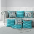 thumbnail image 6 of Birdsong Bouquet Vase Throw Pillow with Removable Cover in Blue 18x18, 6 of 6