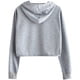 thumbnail image 2 of Sudaderas con estampado de panda lindo para mujer Sudadera con capucha con cordón Sudadera con capucha de manga larga Top corto Fokelyi WMZY-682-4, 2 of 4