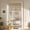 White,71" Tall,30-41" Wide, variant on Extra tall cat door (41 inches), 30-32 inch wide auto-closing pet door with extension kit; drill-free pressure-install dog door suitable for living rooms, hallways, and studies.