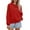 Red, variant on Women's Oversized Cowl Neck Sweatshirt, Long Sleeve Loose Fit Pullover Top with Soft Comfort Fabric for Commute Wear, Daily Casual Outfits and Four Season Comfort Black L