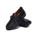 thumbnail image 3 of Men's Slip on Loafer Shoes Leather Shose, 3 of 8