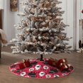 thumbnail image 6 of Balery Cute Dog Printed Christmas Tree Skirt , Merry Christmas Party Christmas Tree Decoration,Adjustable Tree Skirt-30", 6 of 8