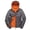 Grey/Orange, variant on Result Urban Womens Snowbird Hooded Jacket