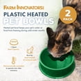 thumbnail image 3 of Tazón Eléctrico Calefaccionado para Agua de Mascotas Farm Innovators 1L (Paquete de 2), 3 of 6