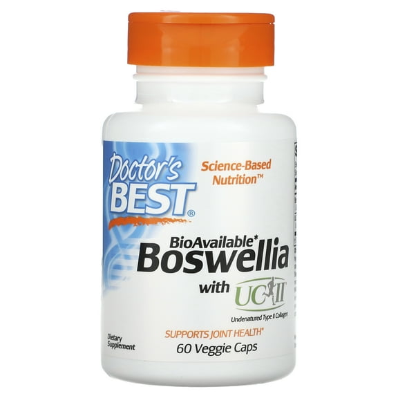Doctor's Best Boswellia with UC-II, 60 Veggie Caps