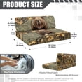 thumbnail image 7 of Garronmavis Hunting Forest Bear RV Dinette Cushion Covers Seaside RV Seat Covers Camper Cushion Covers Dinette Booth Set Washable RV Couch Cover 2 Cushion Sofa RV Beach Seat Covers for Dinette, 7 of 7
