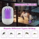 thumbnail image 4 of Trampa para moscas eléctrica para interiores, matamosquitos recargable con luz y lazo colgante, lámpara LED portátil para matar USB, 4 of 6