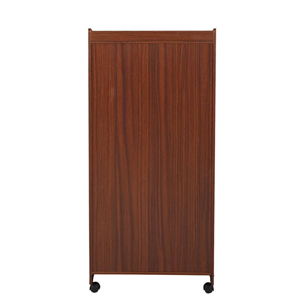 Kepooman Wood Pulpits with Wheels, Podium with Removable Shelf with Compartments for Restaurants Classrooms, Small Reception Desk Lectern for Churches, Walnut Kepooman Wood Pulpits with Wheels, Podium with Removable Shelf with Compartments for Restaurants Classrooms, Small Reception Desk Lectern for Churches, Walnut
