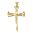 thumbnail image 4 of 14K Yellow Gold Charm Pendant 42 mm 25 Polished Cross, 4 of 4