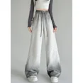 thumbnail image 3 of Pantalones deportivos casuales con efecto tie-dye y degradado de Bornladies, pantalones de chándal holgados de talle alto y pierna ancha para mujer, nuevos de otoño, 3 of 6