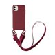 thumbnail image 1 of Funda de teléfono con cordón de silicona para iPhone 12 13 11 14 Pro Max 7Plus X XR XS Max Ultra con correa para el cuello, cordón cruzado para collar Tan Jianjun unisex, 1 of 2
