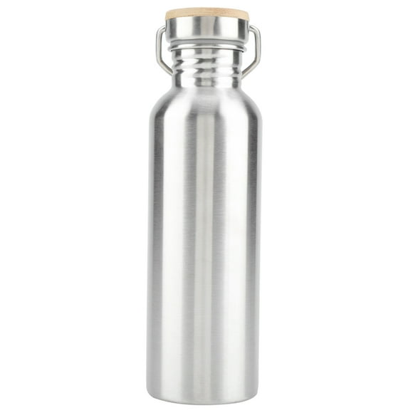 Vaso de agua portátil de acero inoxidable para exteriores, botella de bebida, taza de viaje de 750 ml.