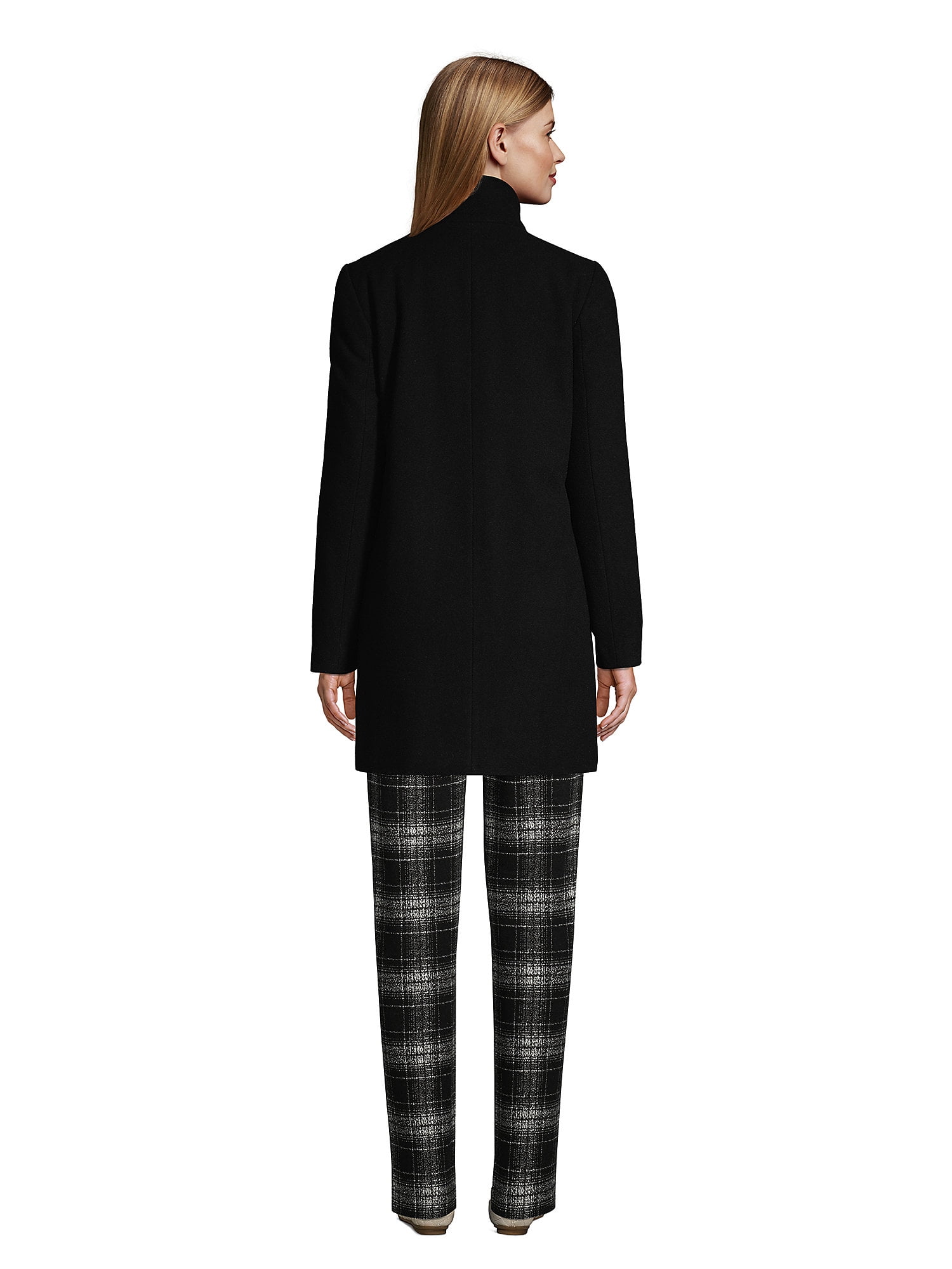 Lands' End Women's Insulated Wool Coat - Walmart.com