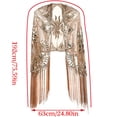 thumbnail image 5 of Aellinatey Shimmering Sequined Wrap Scarf Evening Dress Shawl For Women Various Occasion, 5 of 18