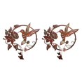 thumbnail image 1 of Kearding Metal Bird Wall Sculpture Art Hanging Outdoor Decor  Indoor Home 2piezas Color claro, 1 of 1